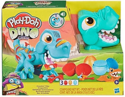 Play-Doh Dino Crew Happende T-Rex Speelset - Boetseerklei - Inclusief 3 Play-Doh eieren - Knutselen voor kinderen
