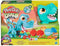 Play-Doh Dino Crew Happende T-Rex Speelset - Boetseerklei - Inclusief 3 Play-Doh eieren - Knutselen voor kinderen
