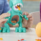 Play-Doh Dino Crew Happende T-Rex Speelset - Boetseerklei - Inclusief 3 Play-Doh eieren - Knutselen voor kinderen