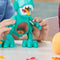 Play-Doh Dino Crew Happende T-Rex Speelset - Boetseerklei - Inclusief 3 Play-Doh eieren - Knutselen voor kinderen