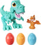 Play-Doh Dino Crew Happende T-Rex Speelset - Boetseerklei - Inclusief 3 Play-Doh eieren - Knutselen voor kinderen