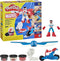 Play-Doh Marvel Captain America Motorsnijder Speelset - Boetseerklei - 3 Play-Doh potjes - Knutselen voor kinderen