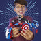 Play-Doh Marvel Captain America Motorsnijder Speelset - Boetseerklei - 3 Play-Doh potjes - Knutselen voor kinderen