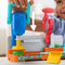 Play-Doh Stempelen en Zagen Speelset - Boetseerklei - Kindergereedschap - Werkbank speelgoed - 5 Play-Doh potjes - Knutselen voor kinderen