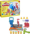 Play-Doh Stempelen en Zagen Speelset - Boetseerklei - Kindergereedschap - Werkbank speelgoed - 5 Play-Doh potjes - Knutselen voor kinderen