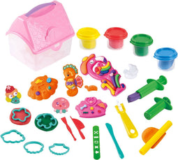 Play Fantasiewereld Kleiset in Opbergdoos, 4 Kleipotjes