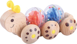Play Houten Rollende Rups