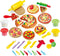 Play Mijn Eigen Pizzeria Kleiset, 4 Kleipotjes