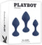 PLAYBOY PLEASURE - TAIL TRAINER ANAL TRAINING SET NAVY