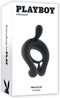 Playboy Pleasure - Triple Play Cockring Black