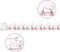 vidaXL - Kerstverlichting - 6 - rendieren - en - slee - 2160 - LED's - XXL - 7 - m