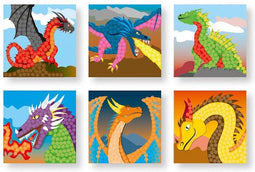 PlayMais Mosaic Fantasy Dragon (>2300 Stukjes)