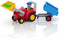 PLAYMOBIL 1.2.3 Boer met tractor en aanhangwagen - 6964