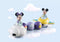 PLAYMOBIL 1.2.3 & Disney Mickey Mouse Wolkentrein - 71320