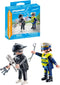 PLAYMOBIL - 71804 - Politieagent en bandiet met accessoires