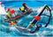 PLAYMOBIL City Action Redding op zee: redding met poolglijder met rubberen sleepboot - 70141