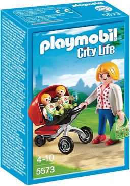 PLAYMOBIL City Life Tweeling kinderwagen - 5573