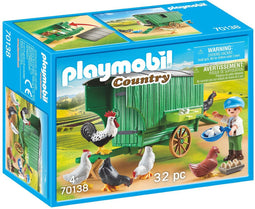 PLAYMOBIL Country Kind met kippenhok - 70138