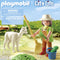 PLAYMOBIL Dierenverzorger met Alpaca - 4944