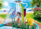 PLAYMOBIL Family Fun Leuk zwembad met watersplash - 70610