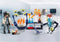 PLAYMOBIL Gift Set Onderzoekers met robots - 71450