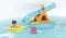 PLAYMOBIL Junior Aqua Zwemeiland met waterglijbaan - 71687