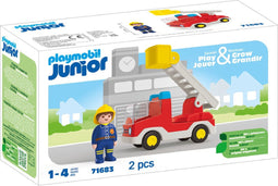 PLAYMOBIL Junior Brandweerwagen met ladder - 71683