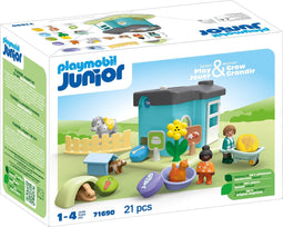 PLAYMOBIL Junior Dierenpension met voerautomaat - 71690