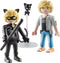 PLAYMOBIL Miraculous: Adrien & Cat Noir - 71337