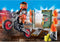 PLAYMOBIL Starterpack Stuntshow motor met vuurmuur - 71256