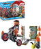 PLAYMOBIL Starterpack Stuntshow motor met vuurmuur - 71256