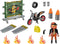 PLAYMOBIL Starterpack Stuntshow motor met vuurmuur - 71256
