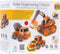 Playos Technisch Speelgoed - 3 Bouwvoertuigen - 14 x 12.8 x 6.5 cm - Geel