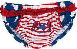 Playshoes UV herbruikbare Zwemluier Kinderen Zeepaardje - Blauw - Maat 62/68