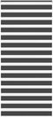 vidaXL - Zebra - rolgordijn - 105x230 - cm - stofbreedte - 100,9 - cm - zwart