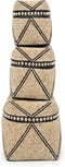 De Balinese Jagged Offermand - Naturel Zwart - M