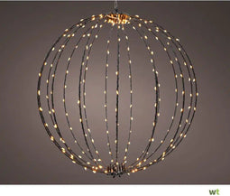 Lumineo - Frame light micro LED buiten - dia. 28 cm - zwart/klassiek - warm