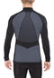 Odlo Evolution Warm Thermoshirt 1/2 Zip Sportshirt - Maat M - Mannen - zwart/grijs