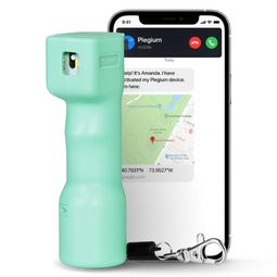Plegium Smart Menthol - Menthol Self Defense Spray - Red UV Paint - SMS notification with location -