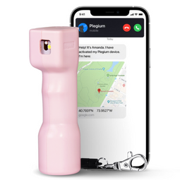 Plegium Smart Menthol - Menthol Self Defense Spray - Red UV Paint - SMS notification with location -