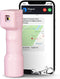 Plegium Smart Red UV Dye - Rode UV Verf Zelfverdediging Spray - SMS Notificaties met Locatie - Verblindend LED Licht - Roze
