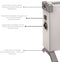 Plein Air Elektrische Kachel Verwarming TC-2000 - Convector 2000W