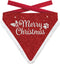 Plenty Gifts Kerst Bandana - Honden Bandana - Glitter Rood - 14 x 18 cm