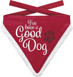 Plenty Gifts Kerst Bandana - Honden Bandana - Good Dog - 14 x 18 cm