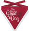 Plenty Gifts Kerst Bandana - Honden Bandana - Good Dog - 14 x 18 cm