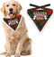 Plenty Gifts Kerst Bandana - Honden Bandana - Rood/Groen - 22 x 25 cm