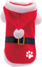 Plenty Gifts Kerst Hondenjas - Kerstman Poot - Rood - S