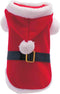 Plenty Gifts Kerst Hondenjas - Kerstman Poot - Rood - S