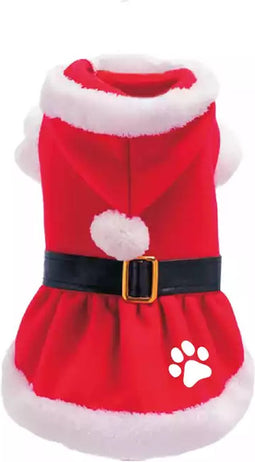 Plenty Gifts Kerst Jurk - Hondenjas - Poot - Rood - S