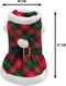 Plenty Gifts Kerst Jurk - Ruit - Rood/Groen - S